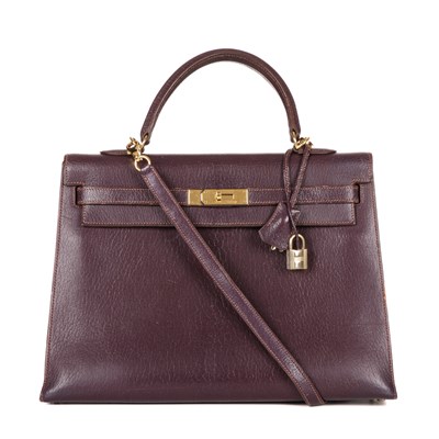 Lot 372 - Hermes, a 2001 Kelly Sellier 35 handbag,...