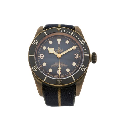 Lot 241 - Tudor, a bronze Heritage Black Bay wrist watch