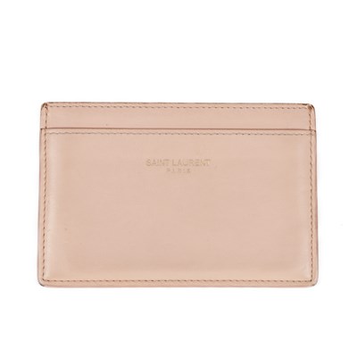 Lot 451 - Yves Saint Laurent, a leather card holder,...