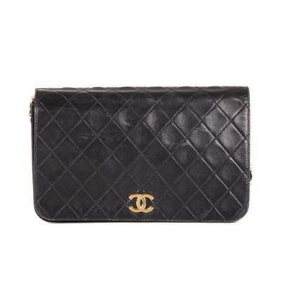 Lot 257 - Chanel, a vintage CC Push Lock Full Flap handbag