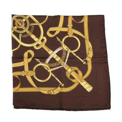 Lot 371 - Hermes, an Eperon d'Or silk scarf, designed by...