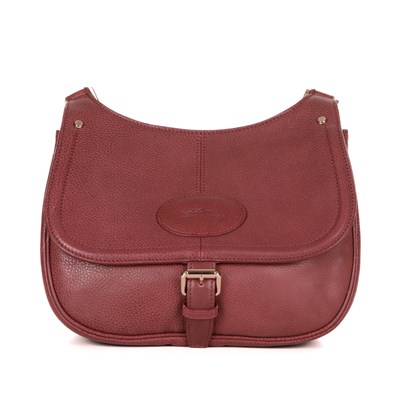 Lot 384 - Longchamp, a leather crossbody bag, crafted...