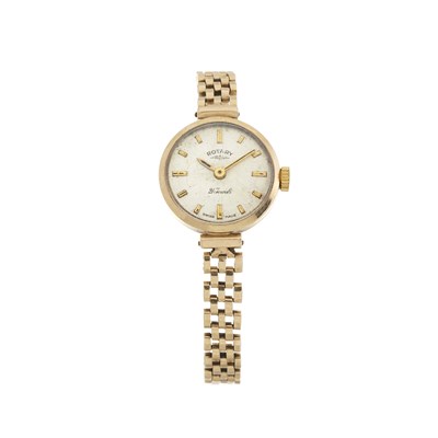 Lot 220 - Rotary, a 9ct gold bracelet watch