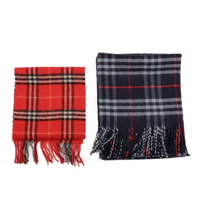 Lot 207 - Burberry, a Nova Check lambswool shawl and scarf