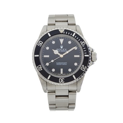 Lot 257 - Rolex, a stainless steel Oyster Perpetual Submariner bracelet watch