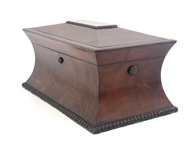 Lot 680 - A Regency mahogany work box, circa 1820, of...