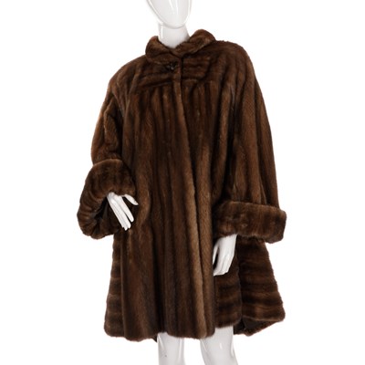 Lot 523 - Revillon, a knee-length ranch mink swing coat