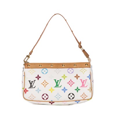 Lot 398 - Louis Vuitton x Murakami, a white Multicolore...