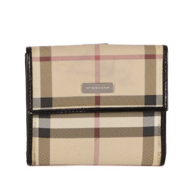 Lot 228 - Burberry, a House Check wallet