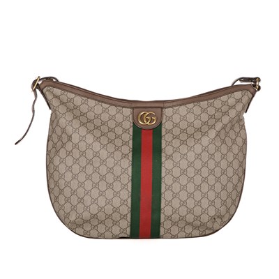 Lot 357 - Gucci, a large Ophidia Web hobo handbag,...