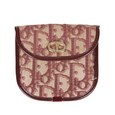 Lot 333 - Christian Dior, a vintage Trotter canvas coin...