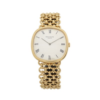 Lot 244 - Patek Philippe, an 18ct gold Ellipse bracelet watch