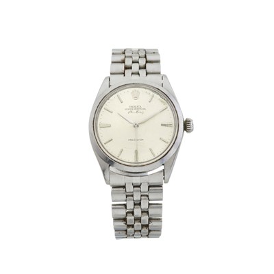 Lot 261 - Rolex, a stainless steel Oyster Perpetual Air-King Precision bracelet watch