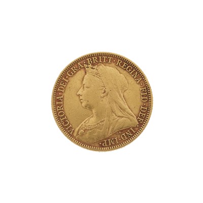 Lot 191 - Victoria, a gold full sovereign coin, dated 1897
