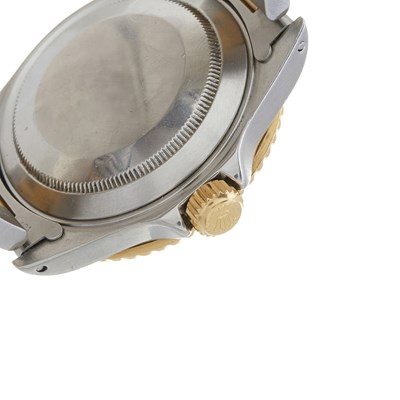 Lot 258 - Rolex, a vintage Oyster Perpetual Date Submariner Bluesy bracelet watch