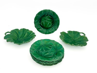 Lot 701 - A Victorian Copeland and Garrett majolica...