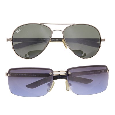 Lot 454 - Two pairs of sunglasses, to include a pair of...