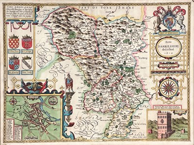 Lot 403 - John Speed (British, 1552-1629), map of...