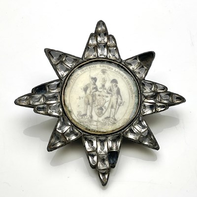 Lot 257 - Masonic interest, a George III paste star...