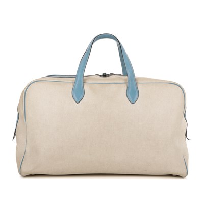Lot 391 - Hermes, a 2000 toile Victora GM 50 travel bag