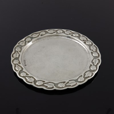 Lot 110 - An Arts and Crafts silver dish, George...