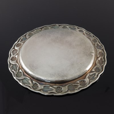Lot 110 - An Arts and Crafts silver dish, George...