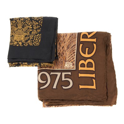 Lot 381 - Liberty of London, two silk scarves, to...