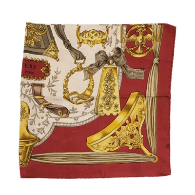 Lot 321 - Hermes, an Etriers silk scarf