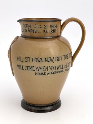 Lot 640 - Political Interest, a Doulton Lambeth...