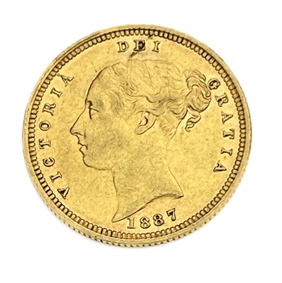 Lot 155 - Victoria, Half Sovereign, 1887, Sydney, rare....