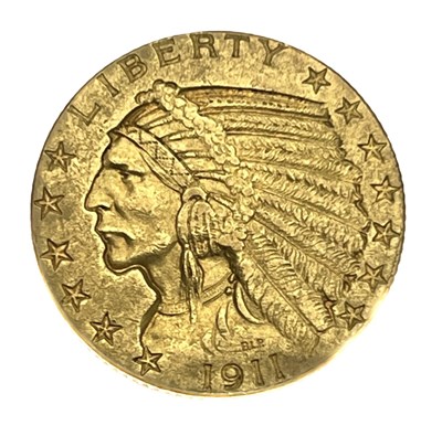 Lot 180 - USA, 5 Dollars, 1911, Indian Head