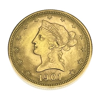 Lot 178 - USA, 10 Dollars, 1901, Liberty Head