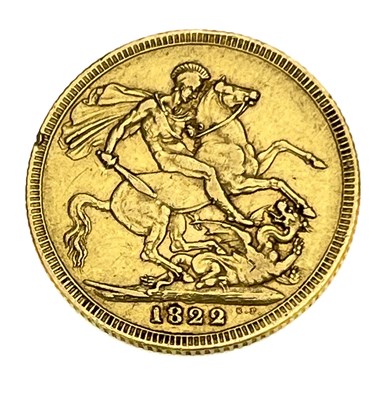 Lot 94 - George IV, Sovereign, 1822. S3800