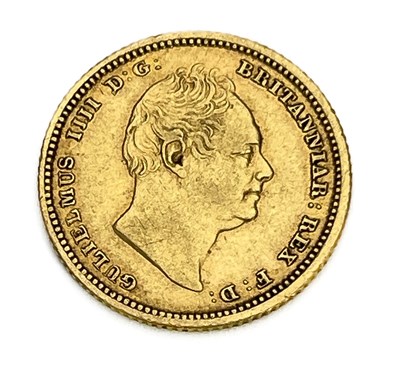 Lot 148 - William IV, Half Sovereign, 1837. S3830