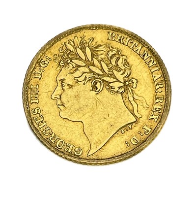 Lot 144 - George IV, Half Sovereign, 1825. S3803