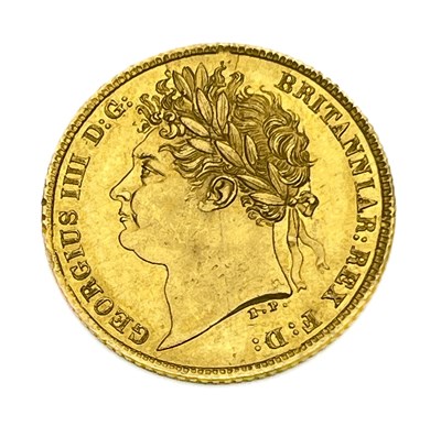 Lot 143 - George IV, Half Sovereign, 1821, very rare. S3802