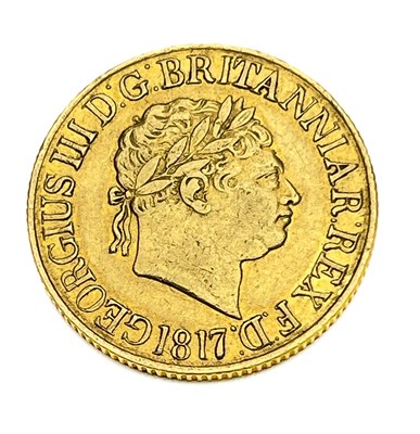 Lot 90 - George III, Sovereign, 1817. S3785