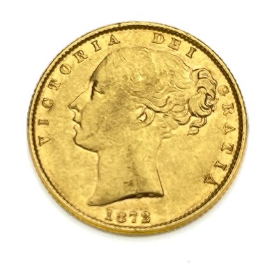 Lot 115 - Victoria, Sovereign, 1872, Die No. 56. S3853B