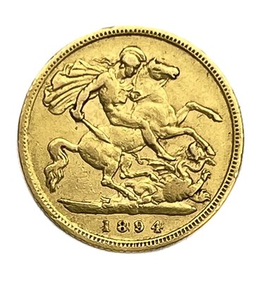 Lot 156 - Victoria, Half Sovereigns,1894,1898 & 1900....