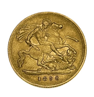 Lot 156 - Victoria, Half Sovereigns,1894,1898 & 1900....