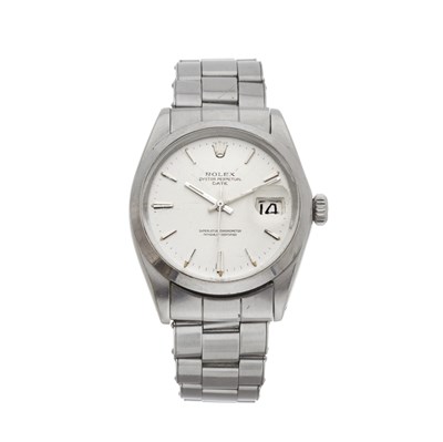 Lot 177 - Rolex, an Oyster Perpetual Date bracelet watch