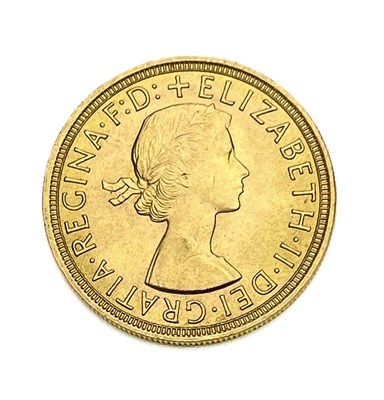 Lot 136 - Elizabeth II, Sovereign, 1957. S4125