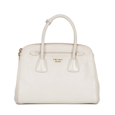 Lot 377 - Prada, a Talco saffiano leather handbag