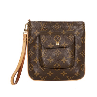 Lot 330 - Louis Vuitton, a monogram Partition wristlet clutch