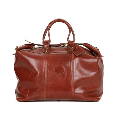 Lot 414 - A large Italian leather luggage bag