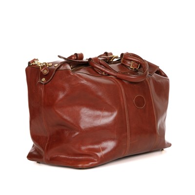Lot 414 - A large Italian leather luggage bag