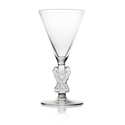 Lot 514 - Rene Lalique, a Strasbourg wine glass, model...