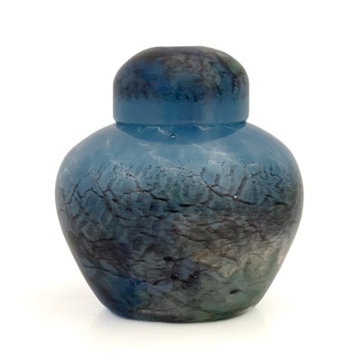 Lot 562 - Monart, an Art Deco glass ginger jar and cover,...