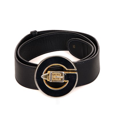 Lot 285 - Gucci, a vintage leather belt