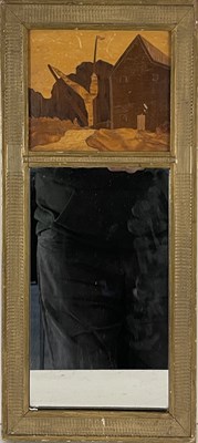 Lot 250 - A Rowley Gallery Arts & Crafts pier mirror,...